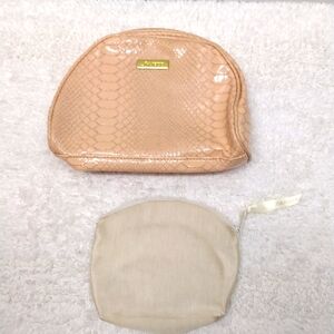Shiseido Cosmetic Makeup Pouch Travel Bags Bundle Of 2